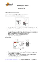 DITEC Gol4C Programming Manual preview