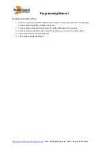 Preview for 2 page of DITEC Gol4C Programming Manual