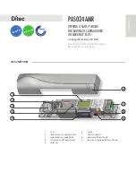 DITEC PAS024AMR Installation Manual preview