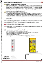 Preview for 21 page of DITEC TRAFFIC C Installation Manual, Maintenance, Use