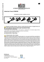 Preview for 11 page of DITEC UP4EHS Installation And Maintenance Manual