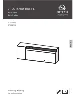 Предварительный просмотр 1 страницы DITECH DT564206 Instruction Manual