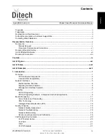 Предварительный просмотр 9 страницы DITECH Packet Voice Processor Command Manual