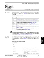 Предварительный просмотр 123 страницы DITECH Packet Voice Processor Command Manual