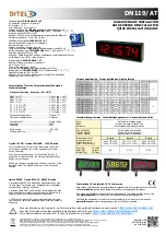Ditel DINOS DN119/AT Quick Installation Manual preview