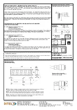 Preview for 2 page of Ditel DINOS DN129/TH Quick Installation Manual