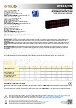 Ditel DT203/NN Quick Installation Manual preview