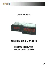 Предварительный просмотр 1 страницы Ditel JUNIOR JR-C User Manual