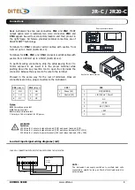 Предварительный просмотр 8 страницы Ditel JUNIOR JR-C User Manual