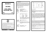 Ditel KOS1015 Quick Start Manual preview