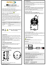 Ditel KOS206TC User Manual предпросмотр