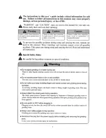 Предварительный просмотр 5 страницы DITEQ TG-5V Owner'S Manual & Parts List