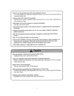 Preview for 6 page of DITEQ TG-5V Owner'S Manual & Parts List