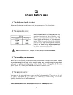 Предварительный просмотр 8 страницы DITEQ TG-5V Owner'S Manual & Parts List