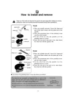 Preview for 12 page of DITEQ TG-5V Owner'S Manual & Parts List