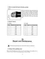 Preview for 14 page of DITEQ TG-5V Owner'S Manual & Parts List