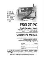 Preview for 1 page of Dittel FSG 2T PC Operator'S Manual