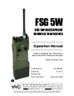 Preview for 1 page of Dittel FSG 5W Operation Manual