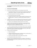 Preview for 9 page of DITTING KR 1203 Operating Instructions Manual