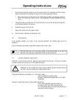 Preview for 10 page of DITTING KR 1203 Operating Instructions Manual