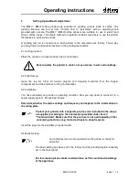 Preview for 7 page of DITTING KS 1 Operating Instructions Manual