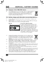 Предварительный просмотр 12 страницы Dittmann TEN 250 Instruction Manual