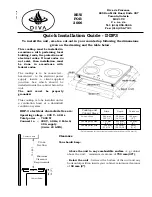 Предварительный просмотр 1 страницы Diva DDP3 Quick Installation Manual