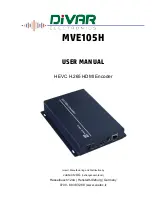 Предварительный просмотр 1 страницы DIVAR MVE105H User Manual