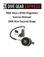 Dive Gear Express XTRA Second Stage Service Manual предпросмотр