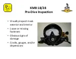 Предварительный просмотр 25 страницы Dive Lab KIRBY MORGAN KMB 18 User, Operator Course