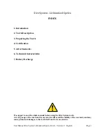 Preview for 2 page of Dive System LithiumLed-Speleo User Manual