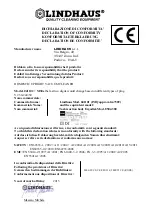 Preview for 2 page of diversey TASKI suction unit Instructions For Use Manual