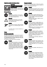 Preview for 107 page of diversey TASKI suction unit Instructions For Use Manual