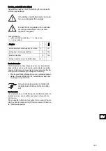 Preview for 184 page of diversey TASKI suction unit Instructions For Use Manual