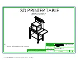 Предварительный просмотр 1 страницы DIVERSIFIED WOODCRAFTS 3D PRINTER TABLE 3DP-3624 Assembly Instructions Manual