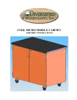 Предварительный просмотр 1 страницы DIVERSIFIED WOODCRAFTS 4741K Assembly Instructions Manual