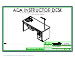 Предварительный просмотр 1 страницы DIVERSIFIED WOODCRAFTS ADA INSTRUCTOR DESK 1214K-L-ADA Series Assembly Instructions Manual