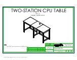 Предварительный просмотр 1 страницы DIVERSIFIED WOODCRAFTS CDTC-73 Assembly Instructions Manual