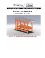 DIVERSIFIED WOODCRAFTS SHAIN GSB-6024 Assembly Instruction Manual предпросмотр