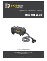 DIVERSITECH MINI-VAC2-010N1 Operation & Maintenance Manual preview