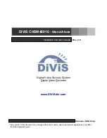 Divis CHSM48016 Installation And User Manual preview