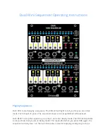 Preview for 1 page of Division 6 Dual Mini Sequencer Operating Instructions Manual