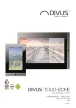 Divus Touchzone Series User Manual предпросмотр