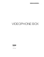 Divus VIDEOPHONEBOX User Manual preview