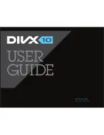 DivX 10 User Manual preview