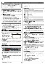 Preview for 1 page of dIXEL XW40L Installing And Operating Instructions