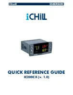 Preview for 1 page of dixell IC200CX Series Quick Reference Manual