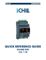 Предварительный просмотр 1 страницы dixell iCHILL IC205D EVO Quick Reference Manual