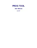 Preview for 1 page of dixell PROG TOOL User Manual