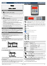 dixell Wing Series Installing And Operating Instructions preview